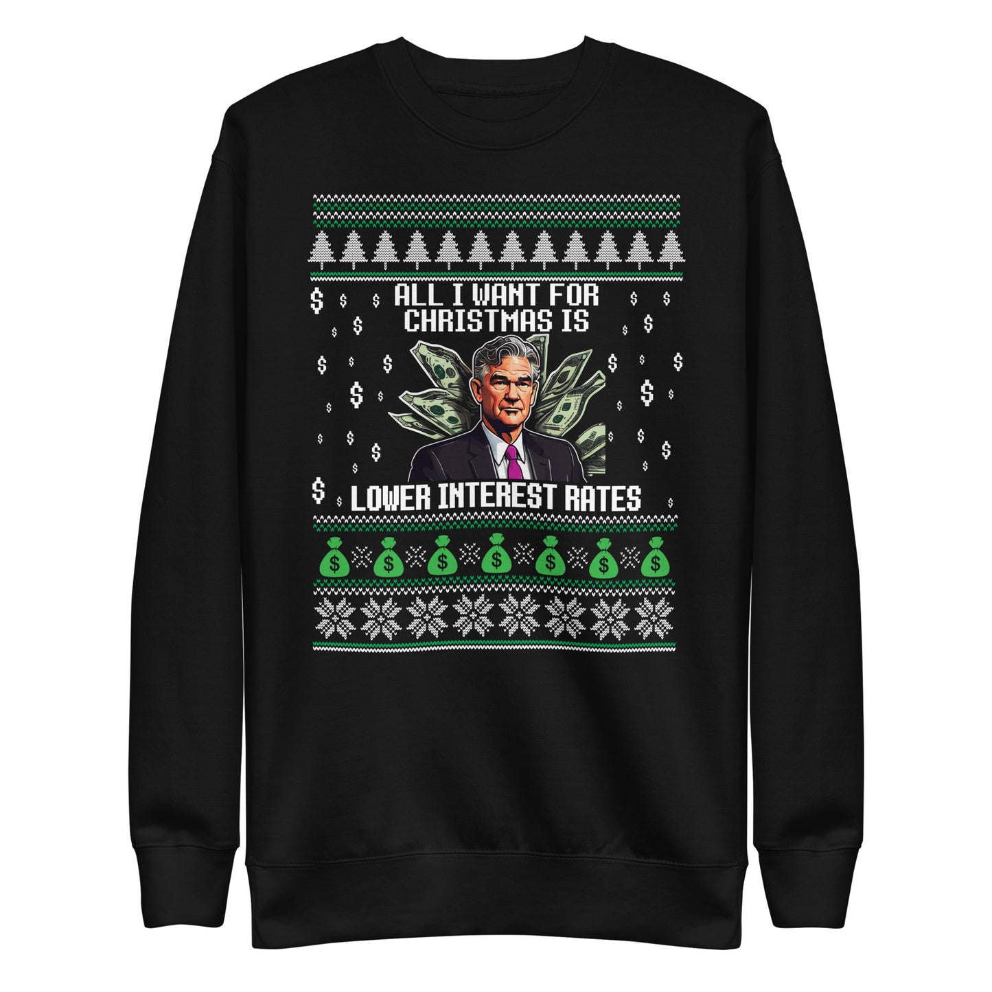 All I Want For Christmas is Lower Interest Rates - Ugly Christmas Sweater