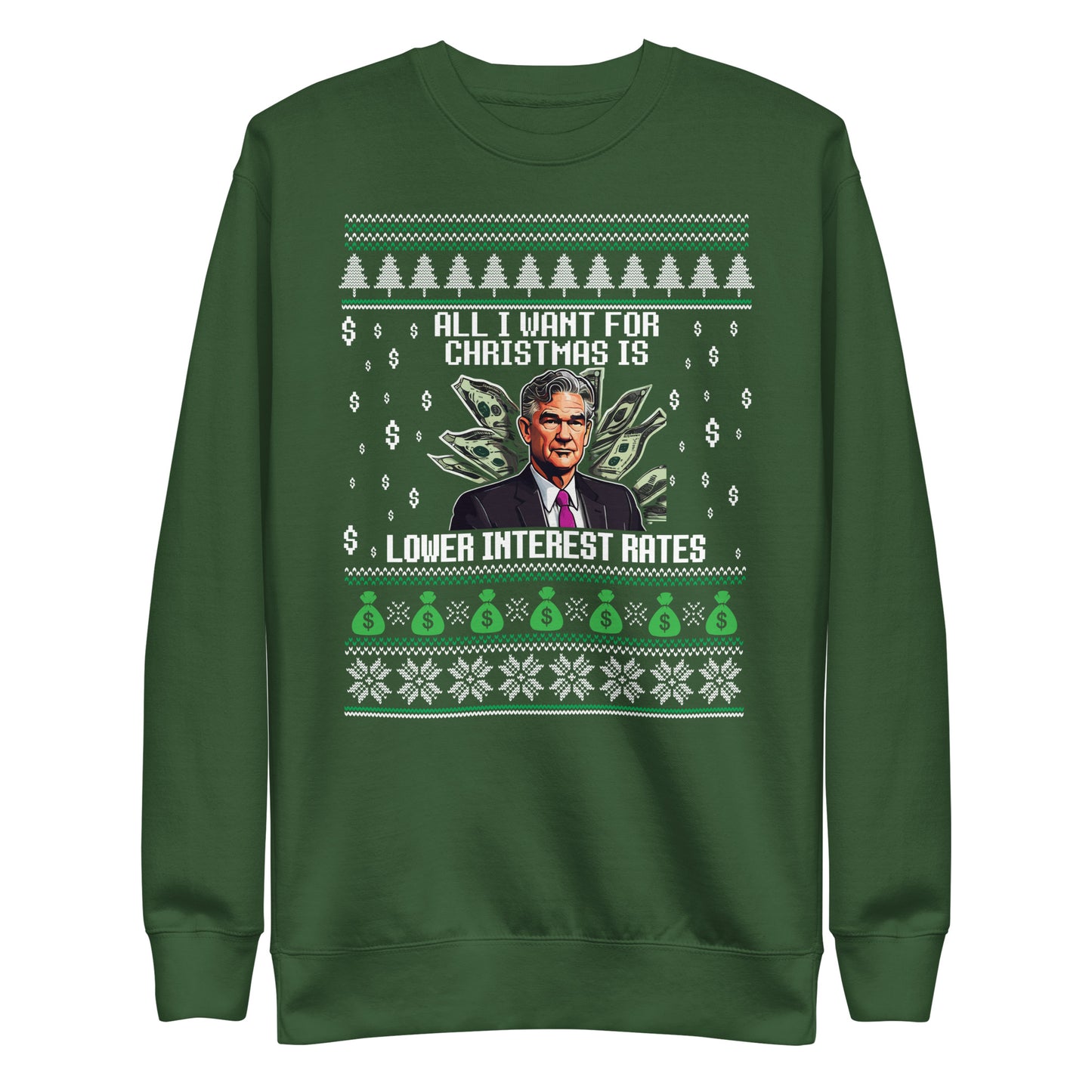 All I Want For Christmas is Lower Interest Rates - Ugly Christmas Sweater