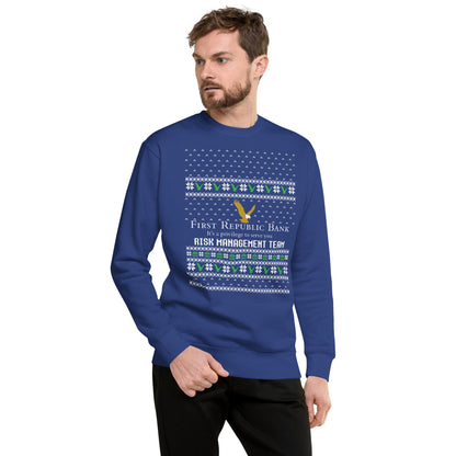 First Republic Bank Risk Management Team - Ugly Christmas Sweater -old